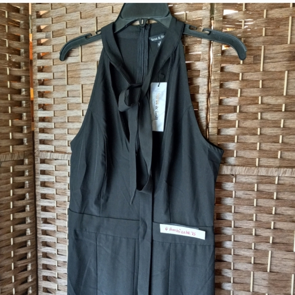 Strut & Bolt Sexy Black Jumpsuit Pantsuit - Picture 5 of 10